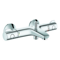 Grohe Grohtherm 800 Thermostat-Wannenbatterie chrom Wandmontage eigensicher 34567000