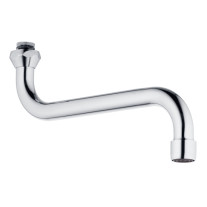 Eichelberg S-Auslauf Ausladung: 200mm Verschraubung 3/4'' Mousseur chrom 44023226