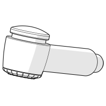 Hansa Ausziehbarer Auslauf chrom 59912723