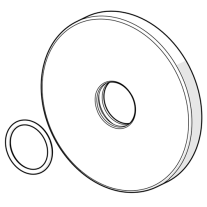 Hansa Rosette d 75mm chrom 59913239