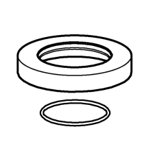 Hansa Rosette chrom 59913449