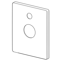 Hansa Rosette 185 x 150mm chrom 59914327