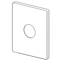 Hansa Rosette 185 x 150mm chrom 59914328