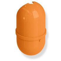 HEWI WC-Bürstenbehälter, für WC-Bürstengarnituren Serie 477 und Serie 805, hochglänzend, orange 477.20.E04 24