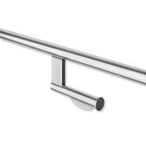 HEWI Aufrüstsatz WC-Papierhalter zur Nachrüstung an HEWI Stangensystem System 900 mit D: 30mm, aus Edelstahl, verchromt 68425