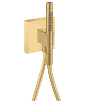 Hansgrohe AXOR Starck Portereinheit 120/120 mit Stabhandbrause 2jet und Brauseschlauch, Brushed Gold Optic 12626250