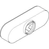 Hansgrohe Wannen- und Brausenmischer Aufputz Axor Abdeckhaube gelb 13983480