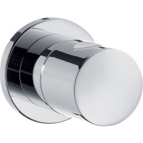 Hansgrohe Absperrventil Unterputz Fertigset chrom zylindrischer Griff 15972000