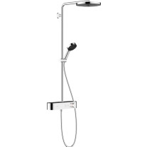 Hansgrohe Showerpipe Pulsify S 260 1 jet EcoSmart mit Brausethermostat Aufputz chrom 24221000