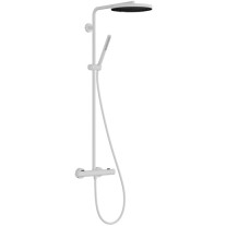 Hansgrohe Showerpipe Pulsify S Puro 260 1 jet EcoSmart Brausethermostat Aufputz weiß matt 24223700