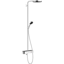 Hansgrohe Showerpipe Pulsify S 260 1 jet mit Wannenthermostat Aufputz chrom 24230000