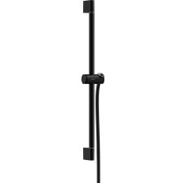 Hansgrohe Brausestange Unica/Pulsify 650mm mit Push Schieber und Brauseschlauch schwarzmatt 24400670