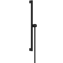 Hansgrohe Brausestange Unica S Puro 650mm mit Easy Slider und Brauseschlauch schwarzmatt 24402670
