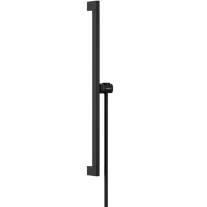 Hansgrohe Brausestange Unica E Puro 650mm mit Easy Slide Handbrausehalter und Schlauch 1600mm schwarzmatt 24404670