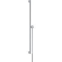 Hansgrohe Unica Brausestange S Puro 900mm mit Easy Slide Handbrausehalter und Isiflex Brauseschlauch 1600mm, Chrom 24405000