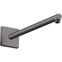 Hansgrohe Brausearm DN15 390mm eckig Axor ShowerSolutions brushed black chrom 26436340