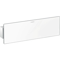 Hansgrohe FixFit Wandanschluss Porter 300 mit Brausehalter und Duschablage, Weiß/Chrom 26456400