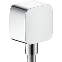 Hansgrohe FixFit Wandanschluss mit Rückflussverhinderer, Chrom 26457000