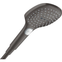 Hansgrohe Handbrause Raindance Select E 120 3jet brushed black chrom 26520340
