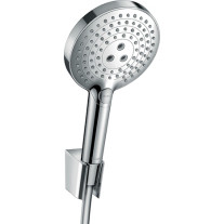 Hansgrohe Raindance Select S Brausehalterset 120 3jet mit Brauseschlauch 1600mm, Chrom 26721000