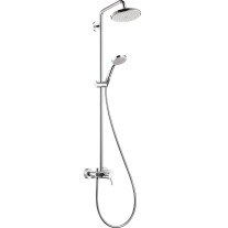 Hansgrohe Showerpipe Croma 220 für Dusche chrom mit brausemischer 27222000