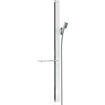 Hansgrohe Brausestange Unica E 900mm mit Isiflex Brauseschlauch 1600mm, Weiß/Chrom 27640400