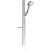 Hansgrohe Raindance Select S Brauseset 120 3jet mit Brausestange 900mm und Ablage, Chrom 27648000