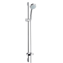 Hansgrohe Brauseset Croma 100 Vario mit Brausestange 900mm und Seifenschale, Chrom 27771000