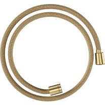 Hansgrohe Textilbrauseschlauch Axor 1250mm mit konischer/zylindrischer Mutter brushed gold optik 28227250