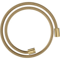 Hansgrohe Textilbrauseschlauch Axor 1250mm mit zylindrischen Muttern brushed gold optik 28228250