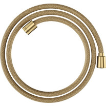Hansgrohe Textilbrauseschlauch Axor 1600mm mit konischer/zylindrischer Mutter brushed gold optik 28259250