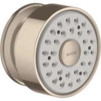 Hansgrohe Seitenbrause Axor 1jet rund brushed nickel 28464820