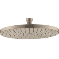 Hansgrohe Tellerkopfbrause Axor 240mm brushed nickel mit Air-Injection 28494820