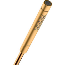 Hansgrohe Handbrause Axor Starck brushed gold optik mit Rubit 2 Strahlarten 28532250