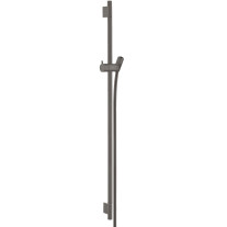 Hansgrohe Brausestange Unica S Puro 900mm mit Isiflex Brauseschlauch 1600mm, Brushed Black Chrome 28631340