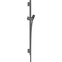 Hansgrohe Brausestange Unica S Puro 650mm mit Isiflex Brauseschlauch 1600mm, Brushed Black Chrome 28632340