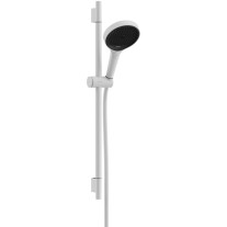 Hansgrohe Brauseset Rainfinity 130 3jet Unica S Puro 650mm Push Schieber weiß matt 28745700