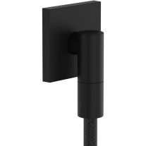 Hansgrohe Wandanschluss FixFit Fine E mit Rückflussverhinderer schwarzmatt 28883670