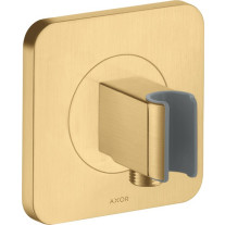 Hansgrohe Brausehalter Axor Citterio E Porter brushed gold optik für Schläuche mit konischer Mutter 36724250