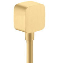 Hansgrohe Schlauchanschluss Fixfit Softcube Axor DN15 mit Rückflussverhinderer brushed gold optik 36731250