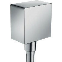 Hansgrohe Schlauchanschluss DN15 Fixfit Square Axor mit Rückflussverhinderer chrom 36732000