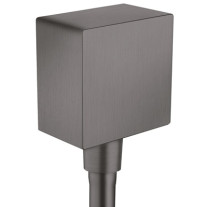 Hansgrohe Schlauchanschluss DN15 Fixfit Square Axor mit Rückflussverhinderer brushed black chrom 36732340