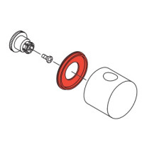 Hansgrohe Axor Uno Griff kalt/warm, chrom 38092000