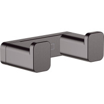 Hansgrohe Doppelhaken AddStoris brushed black chrom 41755340