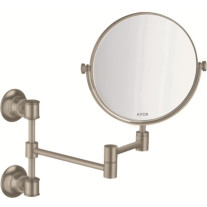 Hansgrohe Rasierspiegel Axor Montreux ausziehbar brushed nickel 42090820