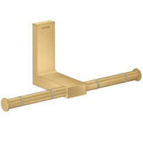 Hansgrohe Toilettenpapierhalter doppelt Axor Universal Rectangular brushed gold optik 42657250