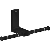 Hansgrohe Toilettenpapierhalter doppelt Axor Universal Rectangular mattschwarz 42657670