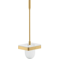 Hansgrohe WC-Bürste Axor Universal Softsquare brushed gold optik mit Wandhalter 42835250