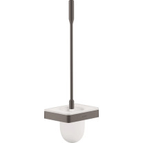 Hansgrohe WC-Bürste Axor Universal Softsquare brushed black chrom mit Wandhalter 42835340