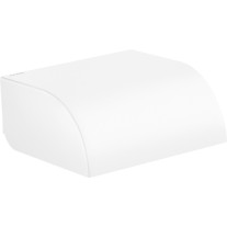 Hansgrohe Toilettenpapierhalter mit Deckel Axor Universal Circular mattweiss 42858700